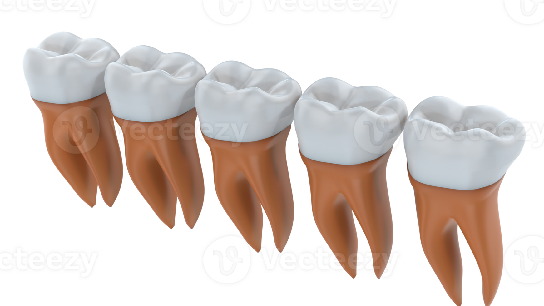 Tooth implant isolated on background. 3d rendering- illustration png