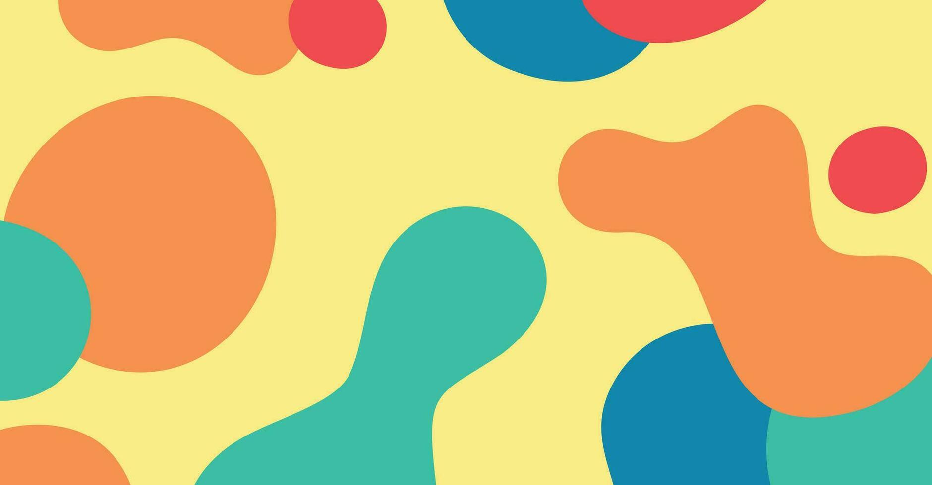 Abstract colorful geometric background. Liquid color background design vector