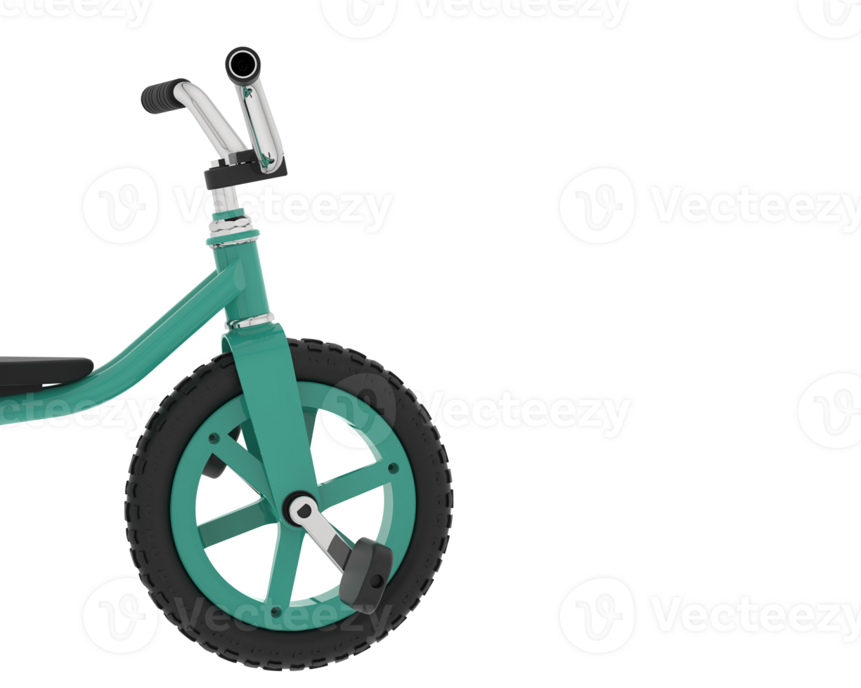 Tricycle isolated on background. 3d rendering - illustration png