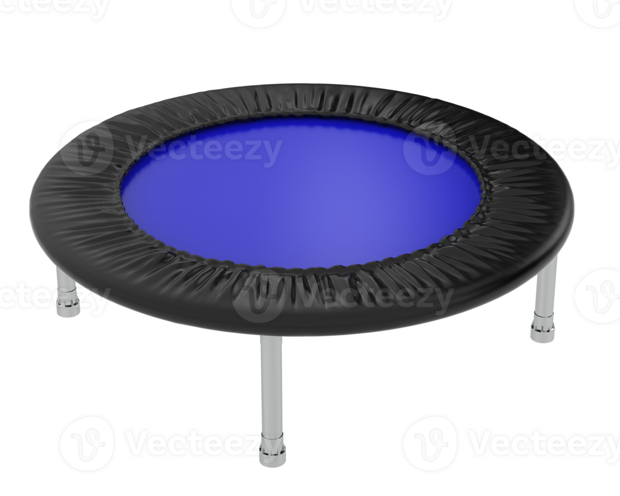 trampolín aislado en antecedentes. 3d representación - ilustración png