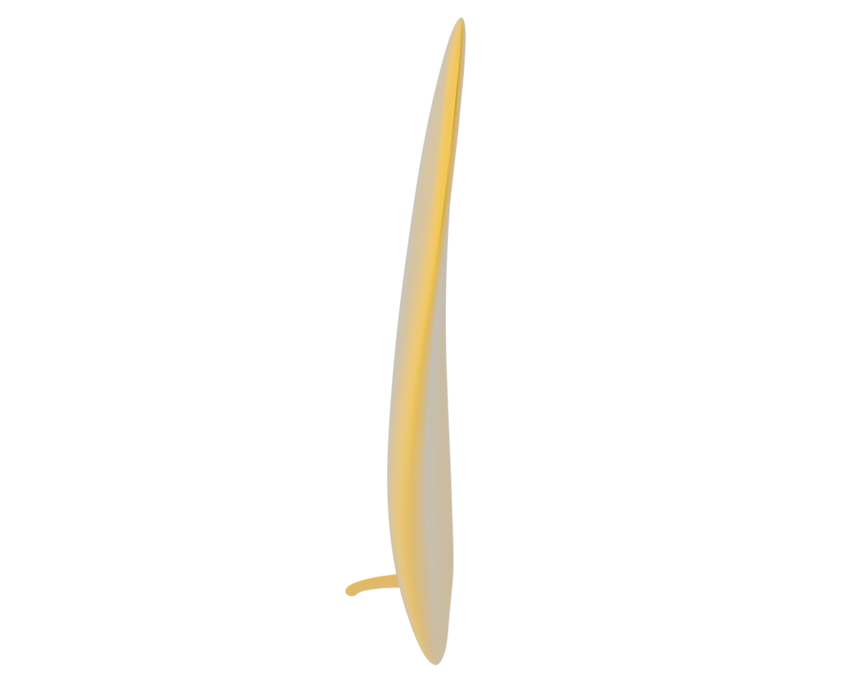 Surf board  isolated on background. 3d rendering - illustration png