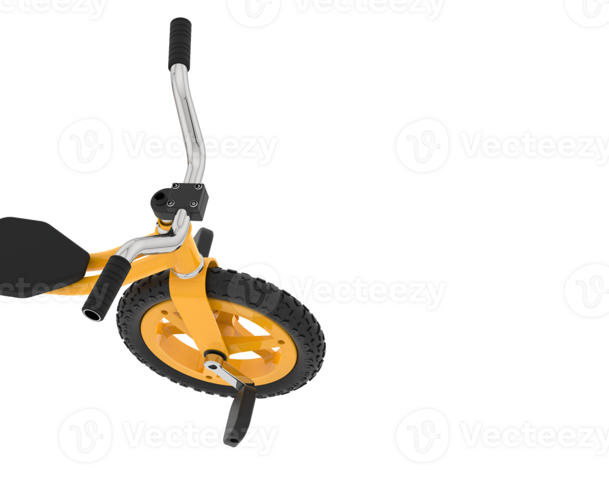 Tricycle isolated on background. 3d rendering - illustration png
