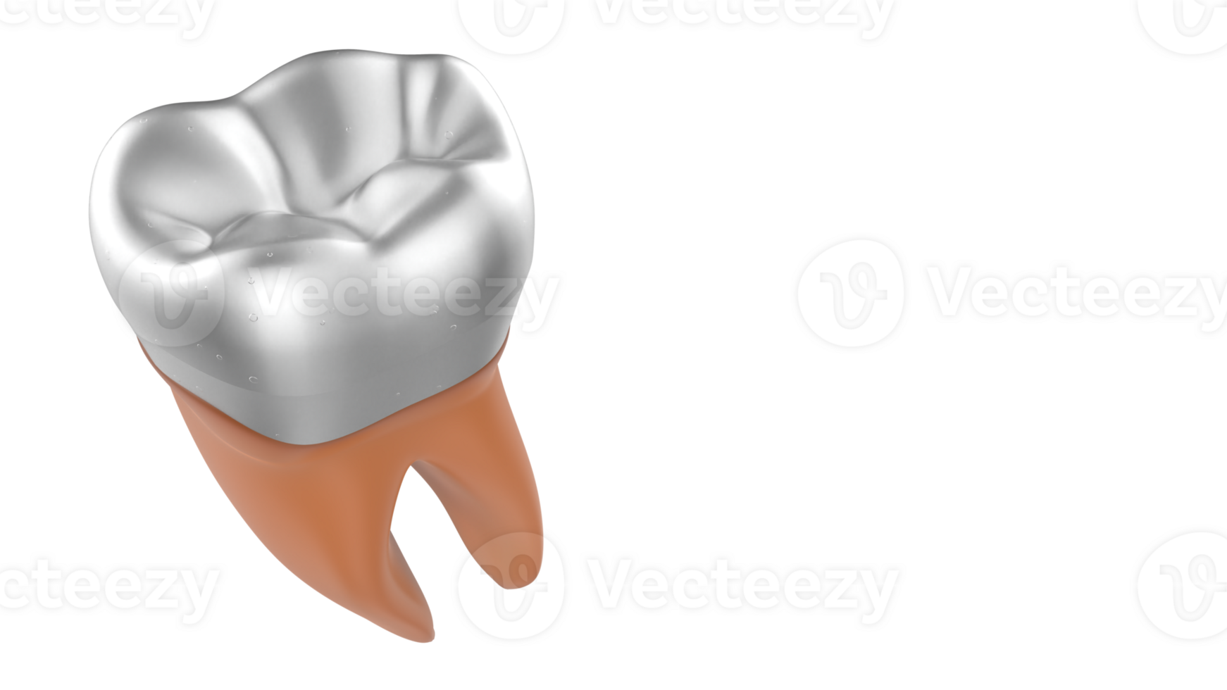 Tooth implant isolated on background. 3d rendering- illustration png