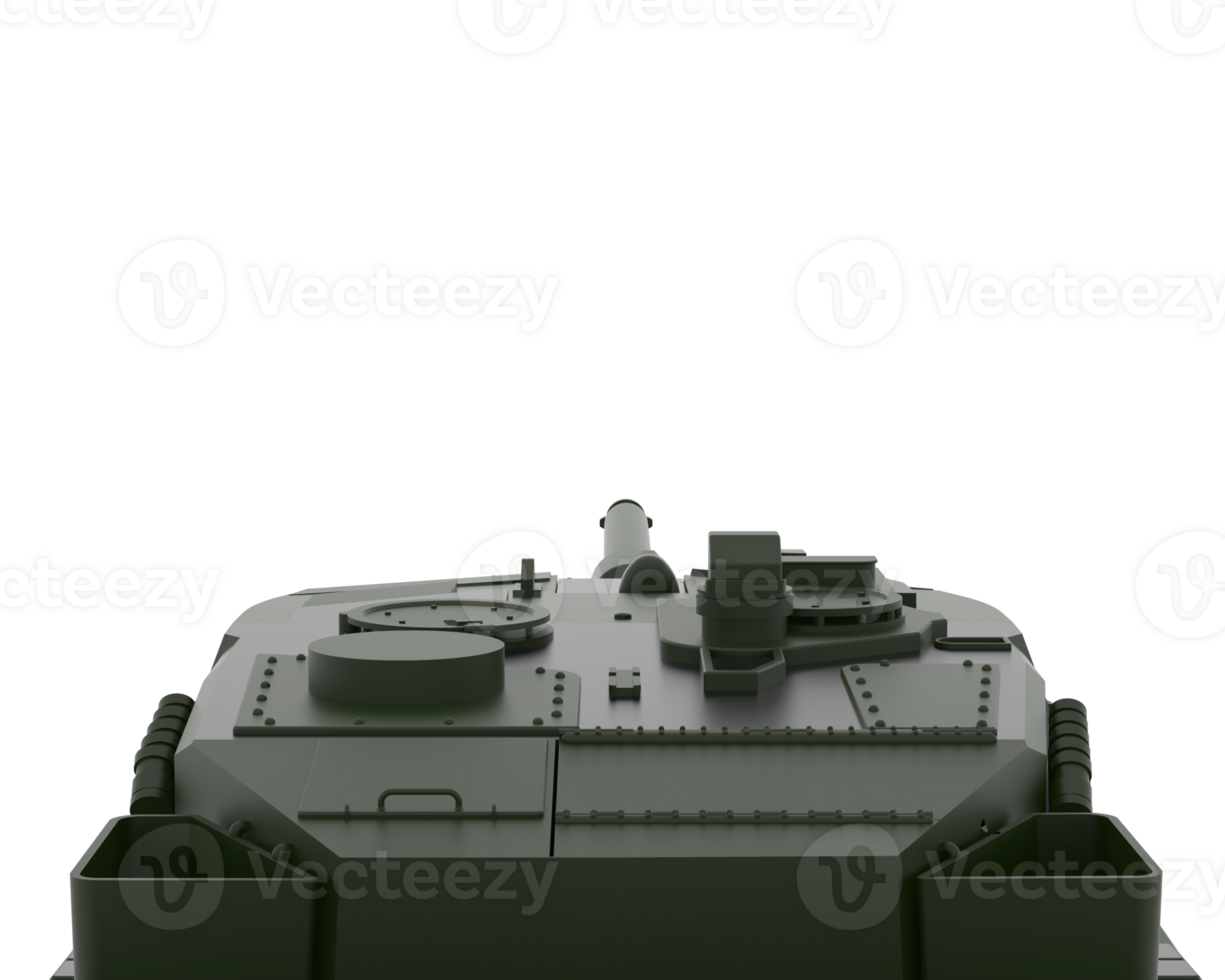 Tank isolated on background. 3d rendering - illustration png