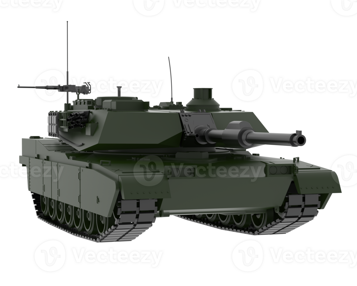 Tank isolated on background. 3d rendering - illustration png