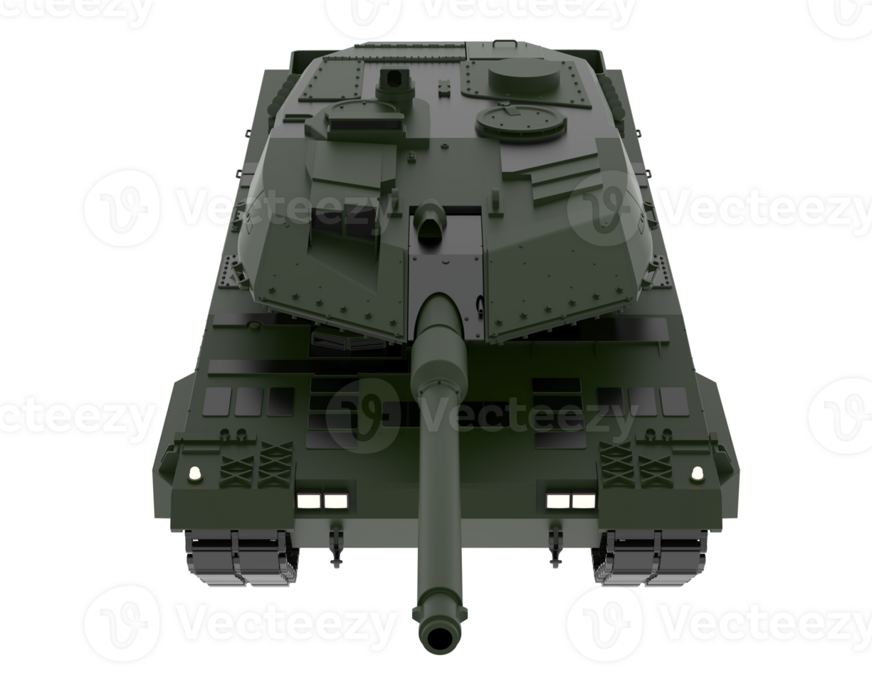 Tank isolated on background. 3d rendering - illustration png