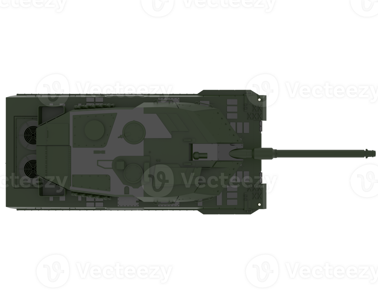 tank isolerat på bakgrund. 3d tolkning - illustration png