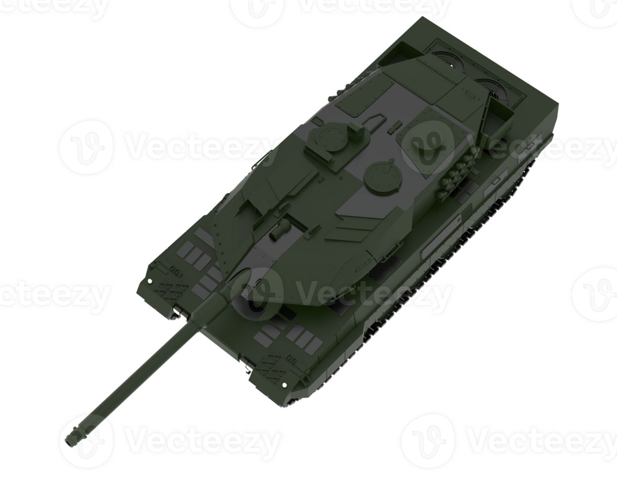Tank isolated on background. 3d rendering - illustration png