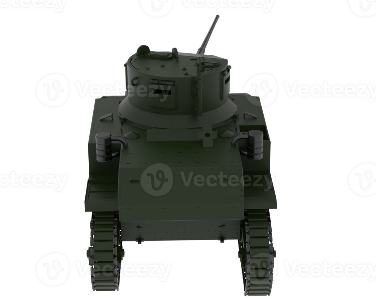 Tank isolated on background. 3d rendering - illustration png