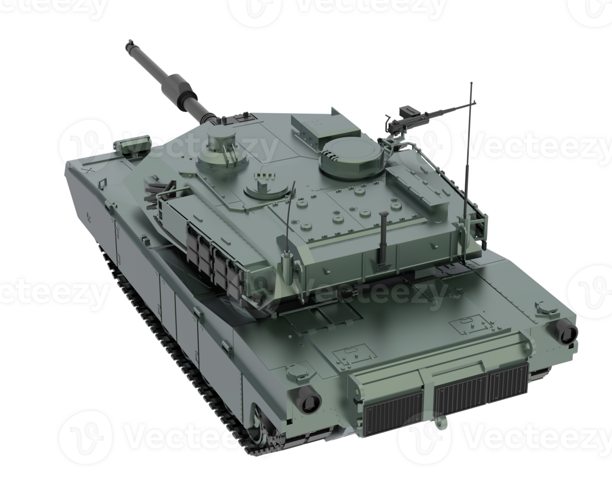Tank isolated on background. 3d rendering - illustration png