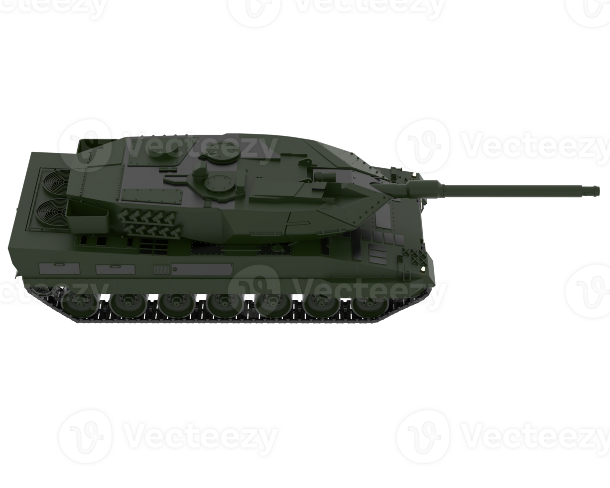 Tank isolated on background. 3d rendering - illustration png