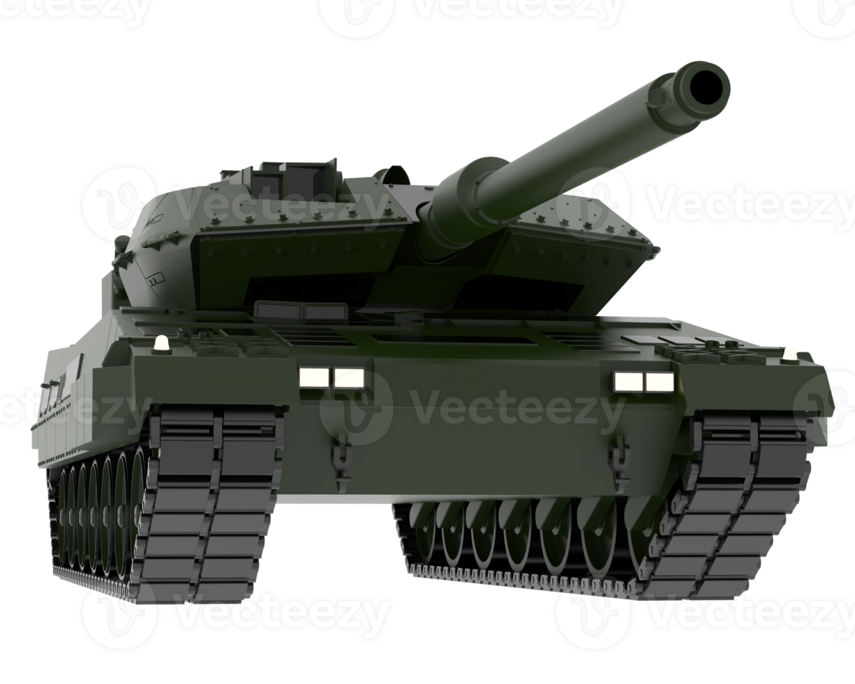 Tank isolated on background. 3d rendering - illustration png