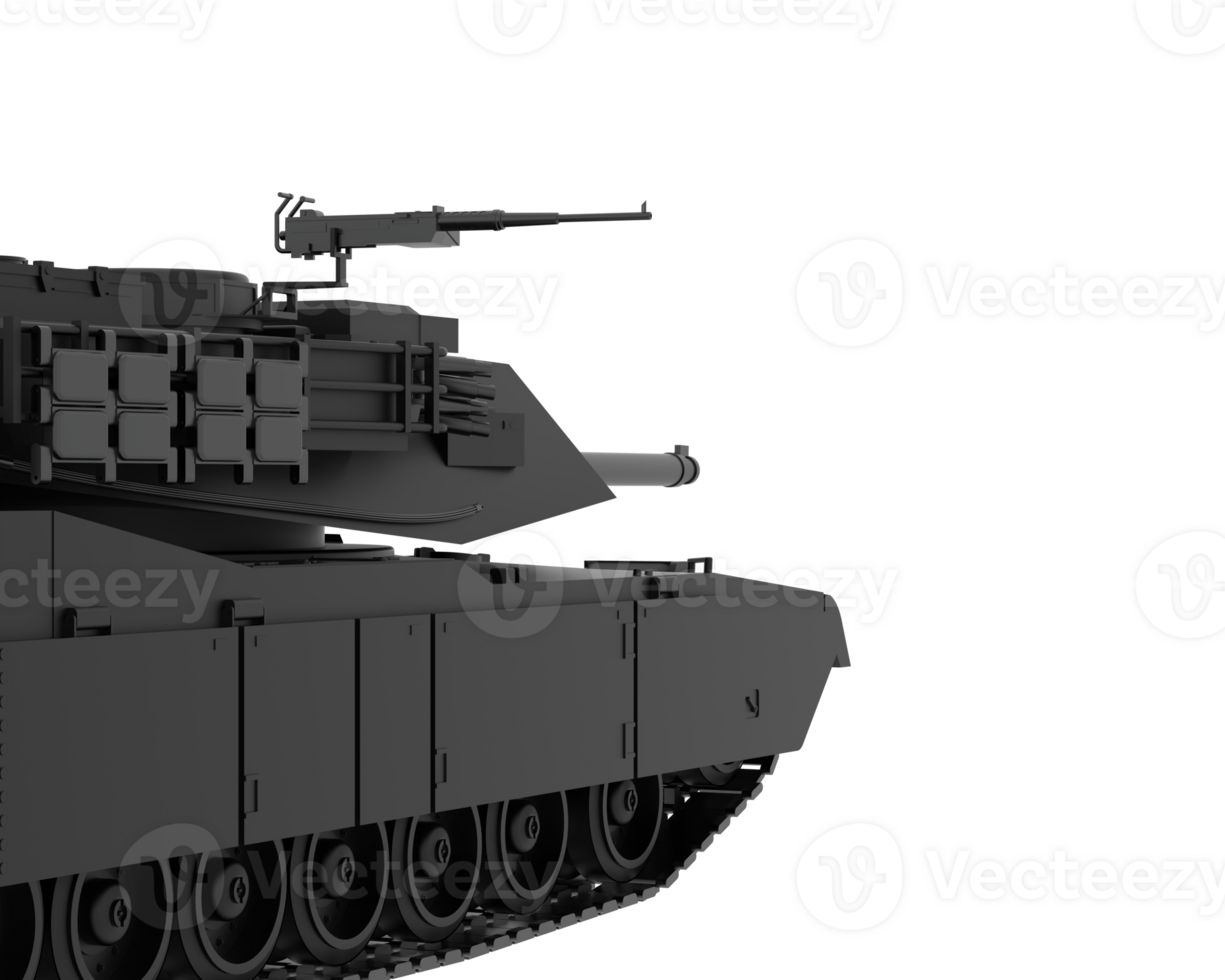 Tank isolated on background. 3d rendering - illustration png