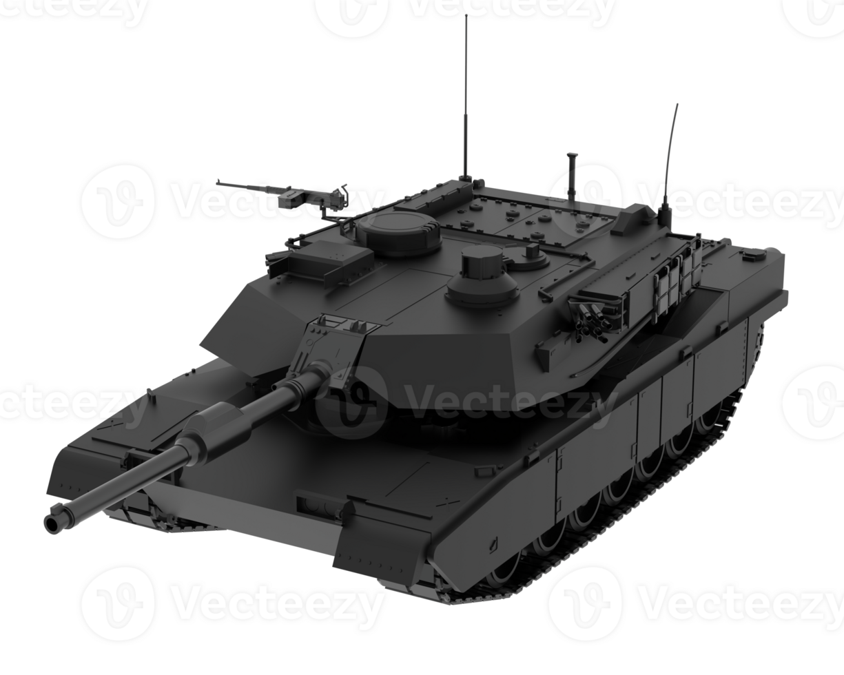 Tank isolated on background. 3d rendering - illustration png