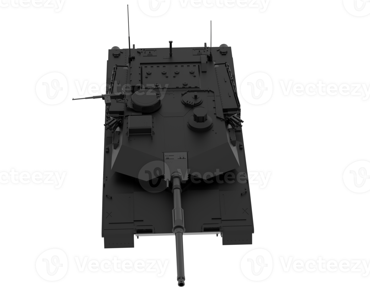 Tank isolated on background. 3d rendering - illustration png