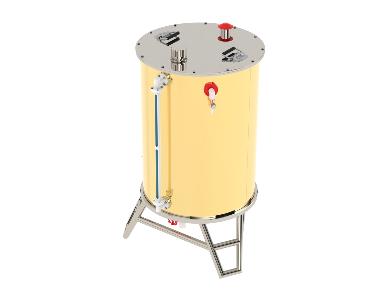 Fresh water tank isolated on background. 3d rendering - illustration png