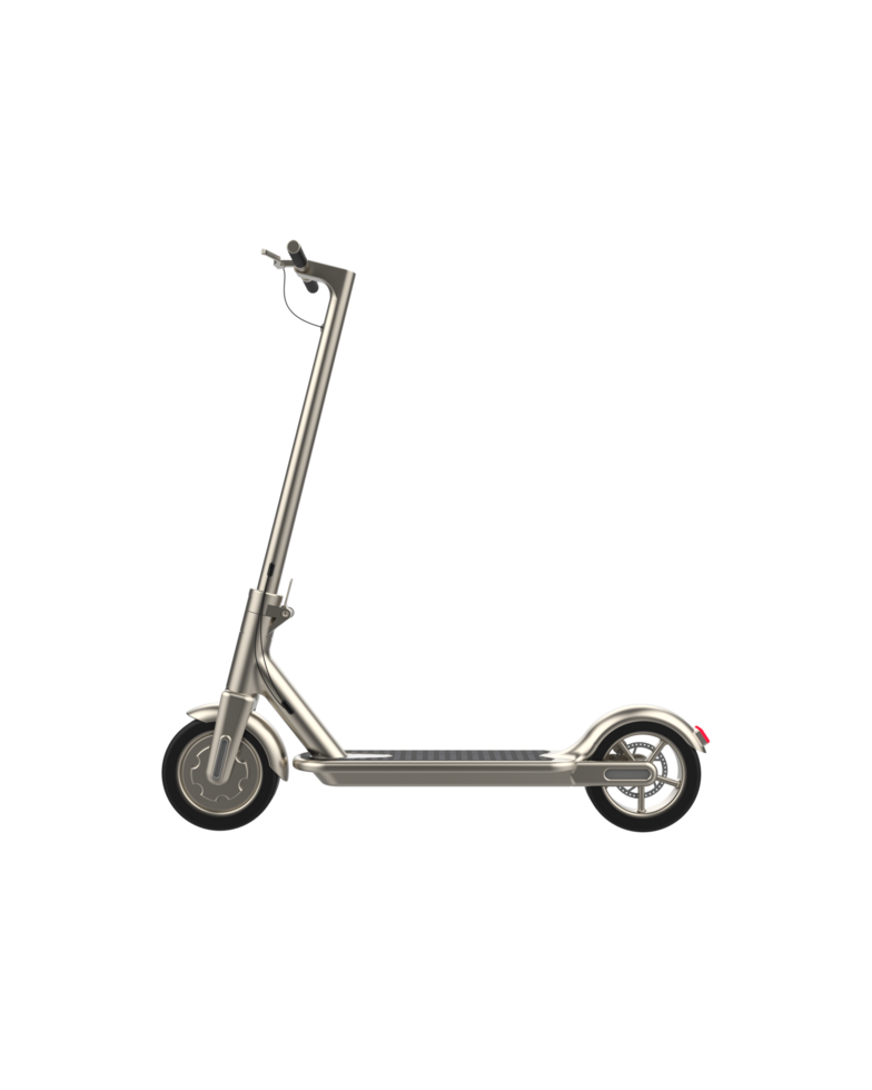 Electric scooter isolated on background. 3d rendering - illustration png