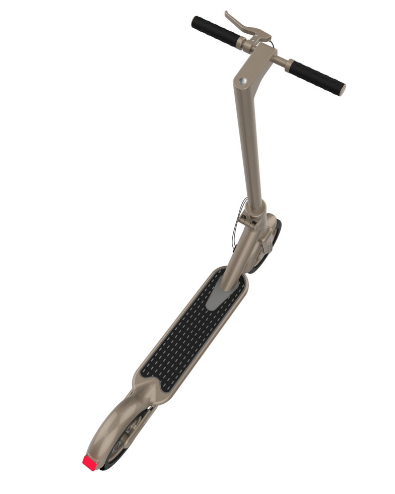 Electric scooter isolated on background. 3d rendering - illustration png