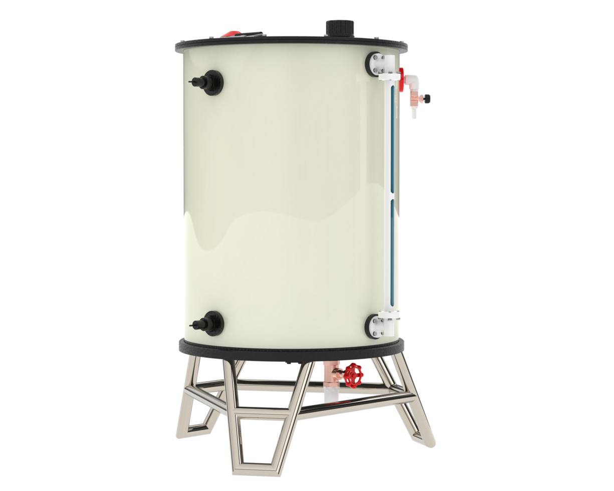 Fresh water tank isolated on background. 3d rendering - illustration png