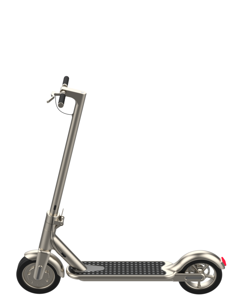 elektrisch Roller isoliert auf Hintergrund. 3d Rendern - - Illustration png