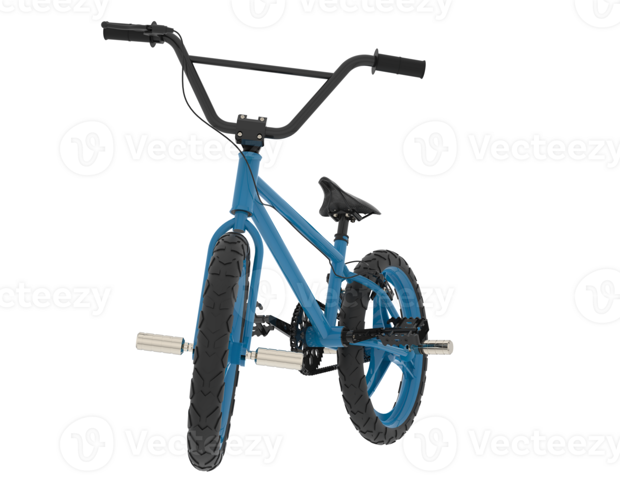 Small bike isolated on background. 3d rendering - illustration png