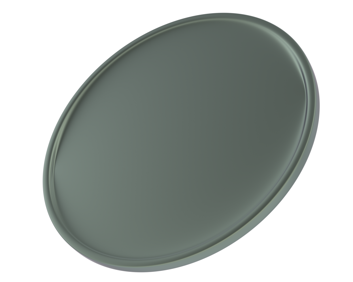Modern shield isolated on background. 3d rendering - illustration png