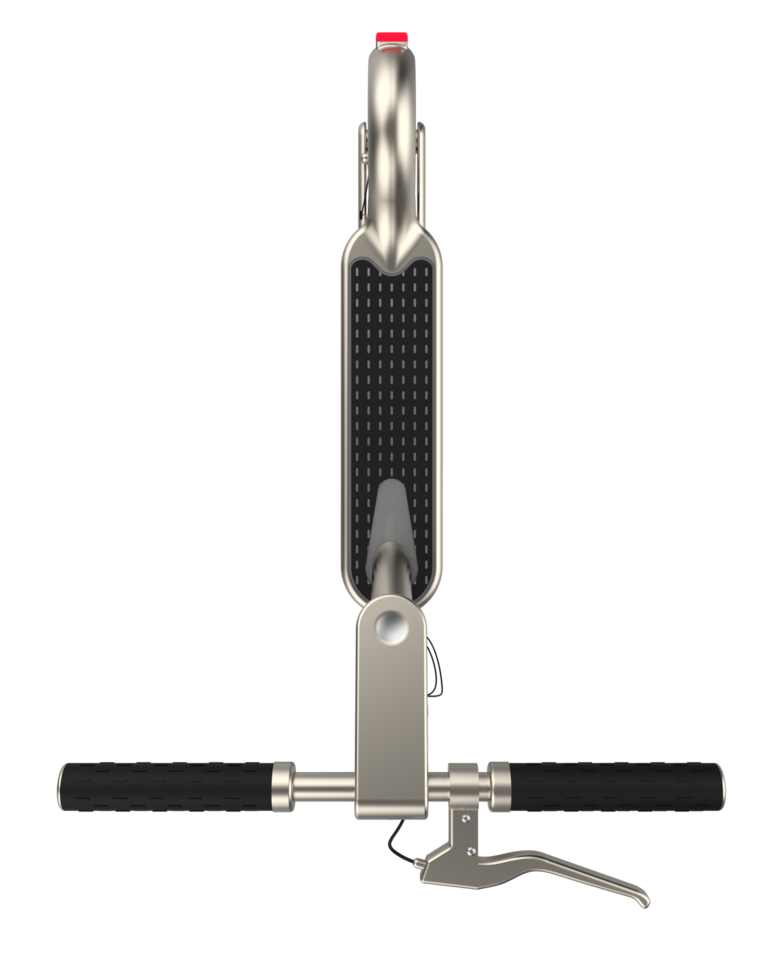 Electric scooter isolated on background. 3d rendering - illustration png