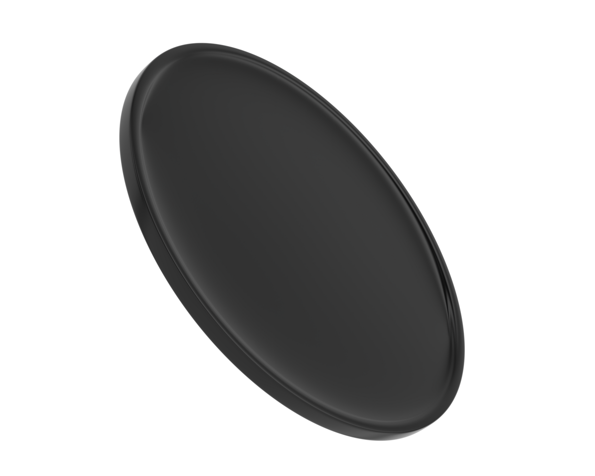 Modern shield isolated on background. 3d rendering - illustration png