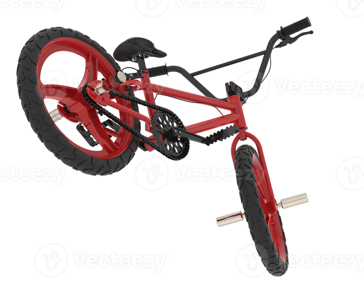 petit bicyclette isolé sur Contexte. 3d le rendu - illustration png