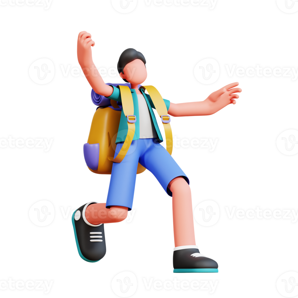 3D Character Male Holiday Illustration png