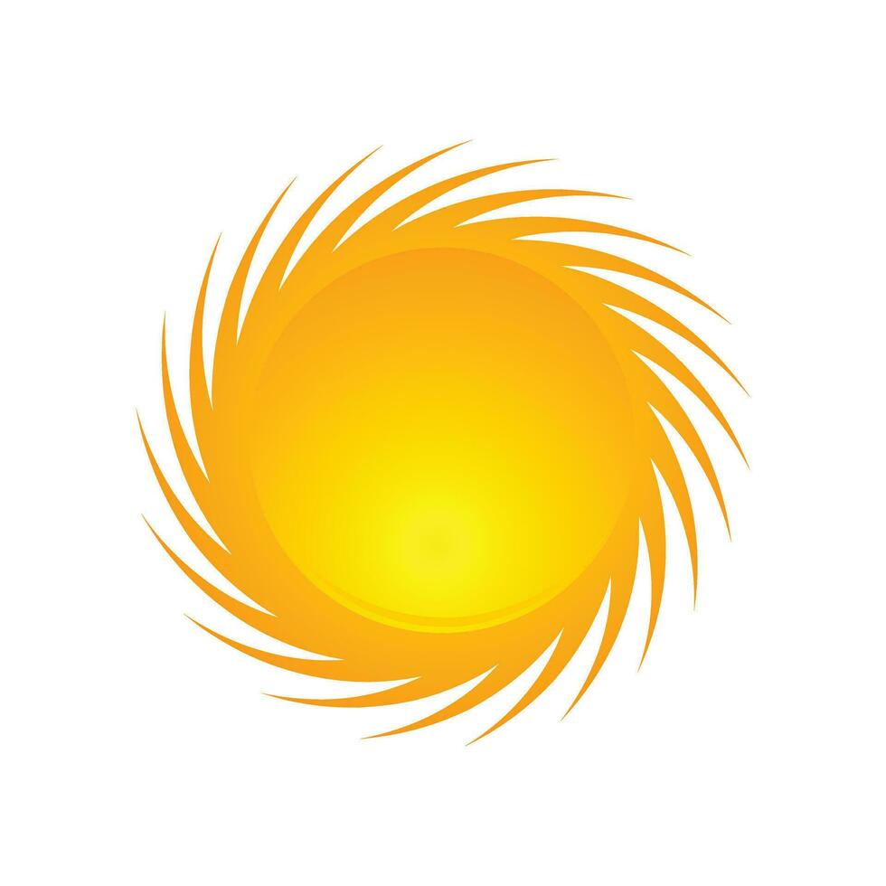 abstract sun vector illustration