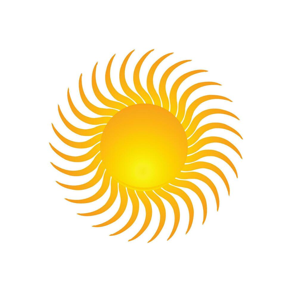 abstract sun vector illustration