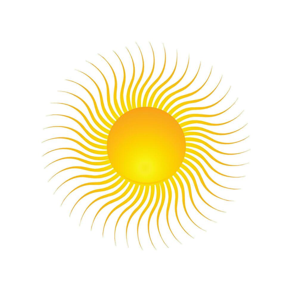 abstract sun vector illustration