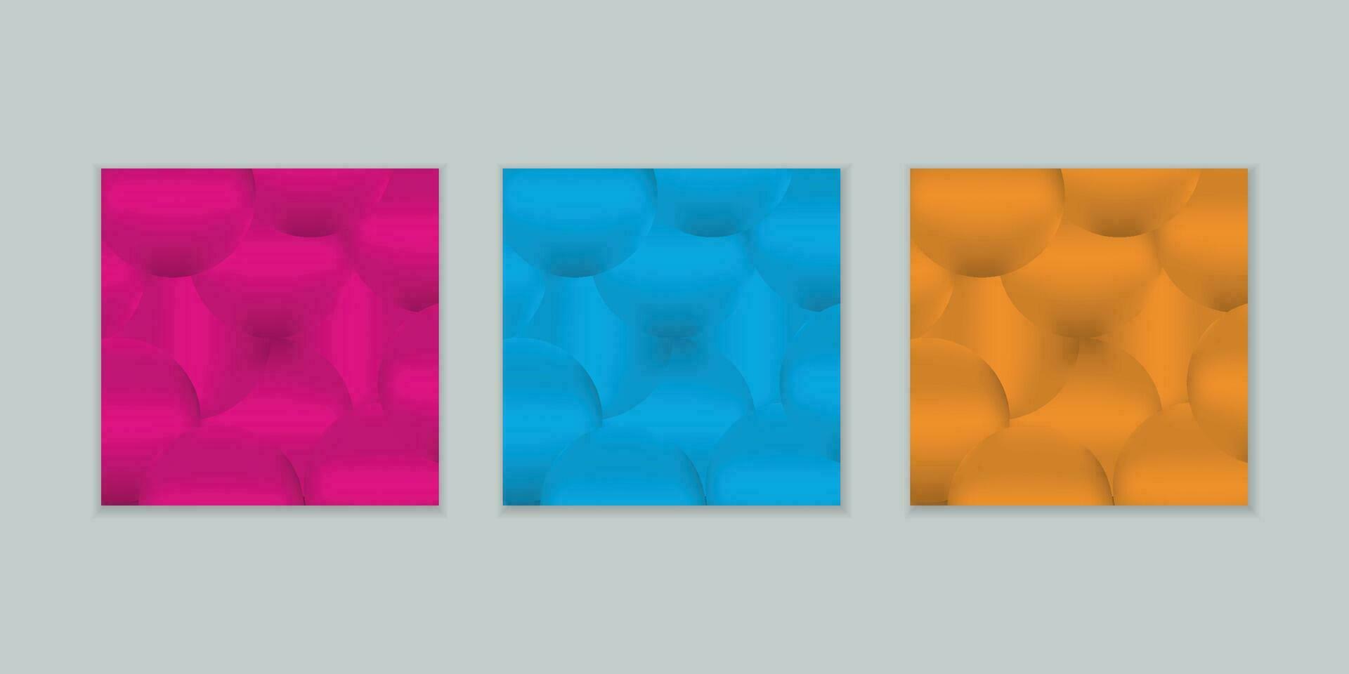 Geometry background effect set vector