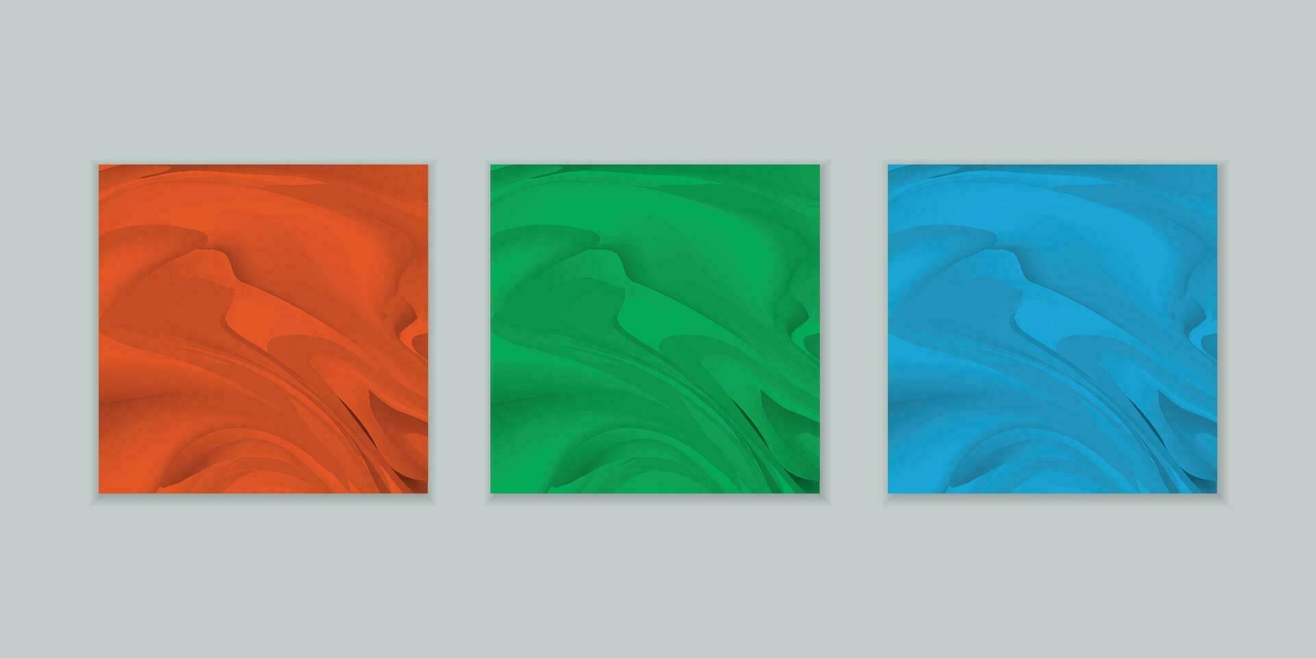 Bundle set of vector colorful backgrounds for business card or social template