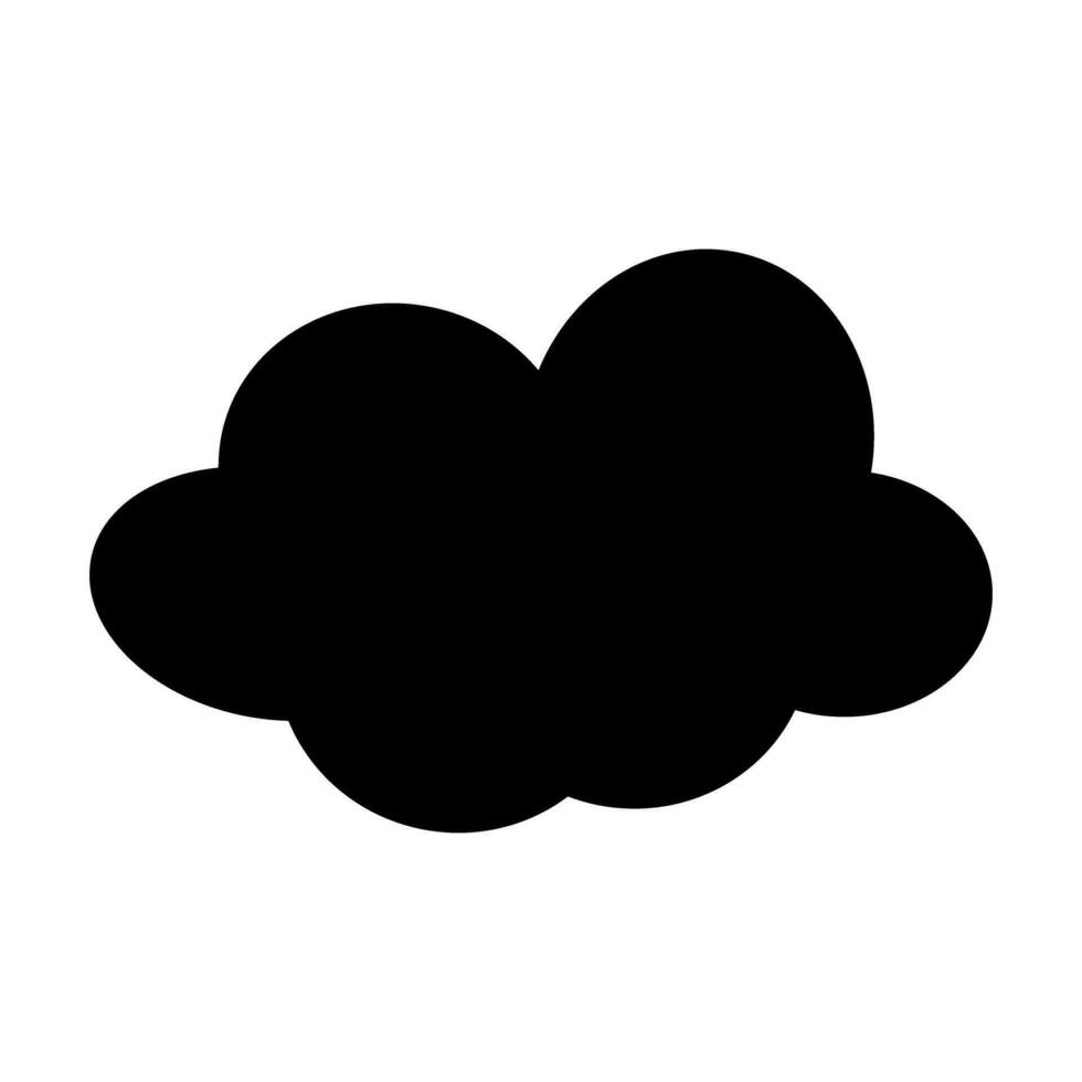 juguete nube icono vector. bebé nubes ilustración signo. nube símbolo o logo. vector