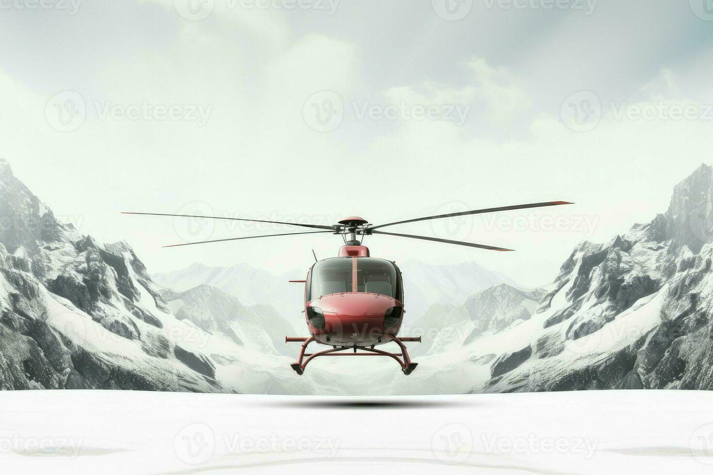 AI generated Dynamic Helicopter mockup background. Generate Ai photo