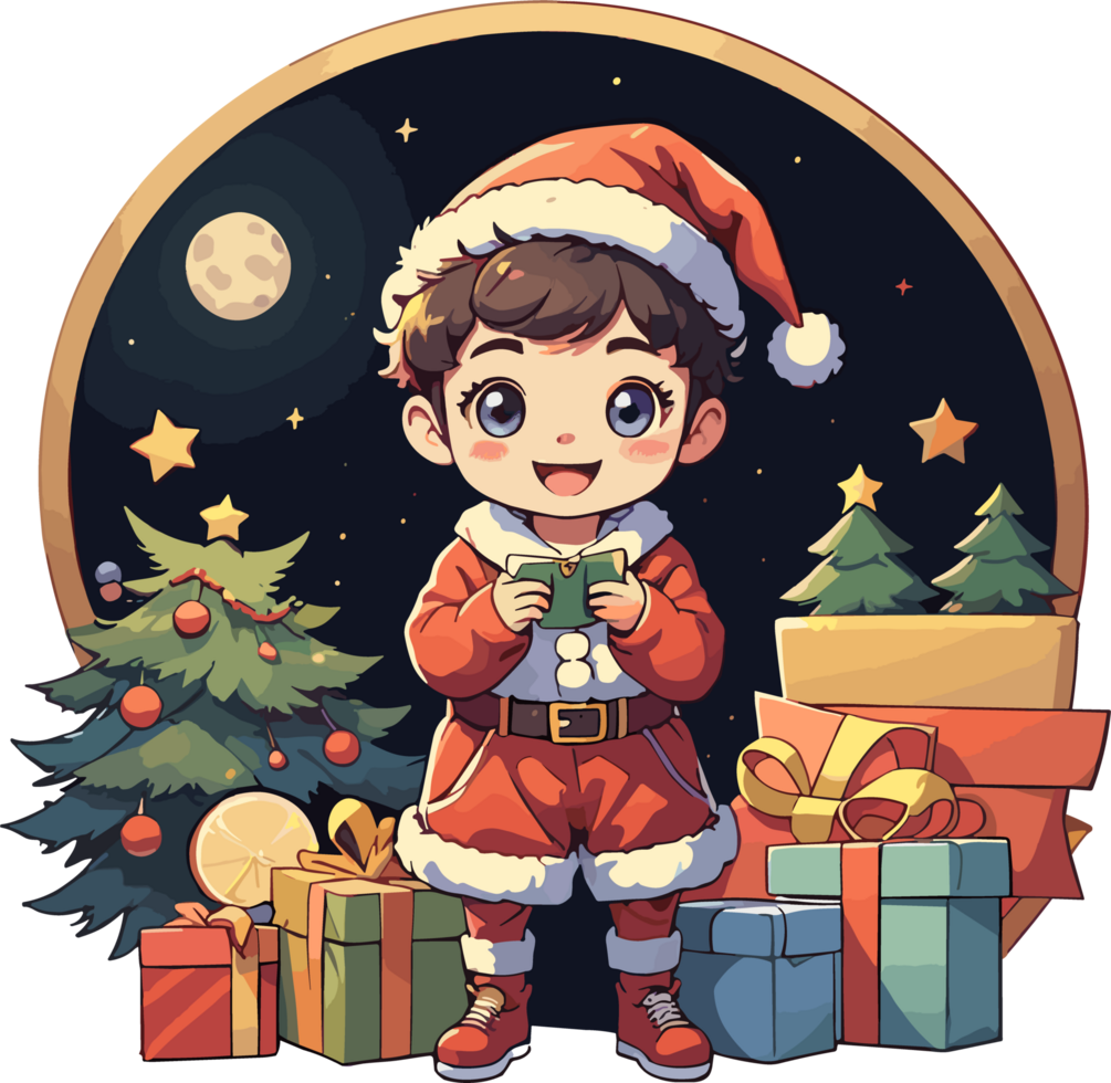 AI Generated Cute Child Celebrate Christmas Image 35322629 PNG ai-generated-cute-child-celebrate-christmas-image-35322629-png