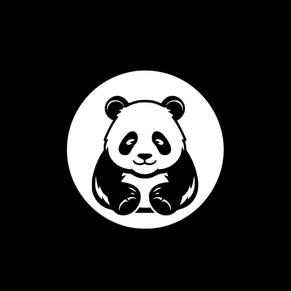 Panda - High Quality Vector Logo - Vector illustration ideal for T-shirt graphic