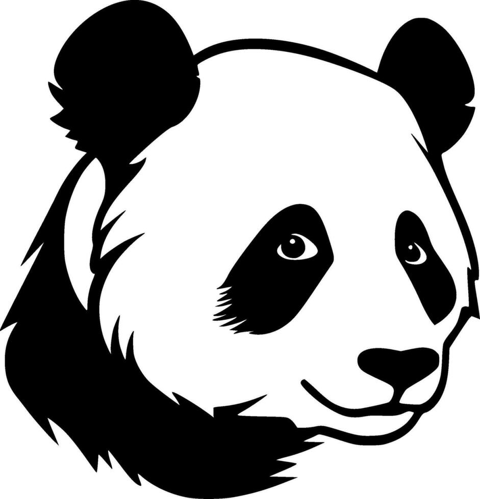 Panda - High Quality Vector Logo - Vector illustration ideal for T-shirt graphic