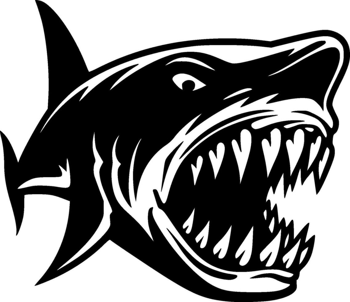 Shark - High Quality Vector Logo - Vector illustration ideal for T-shirt graphic