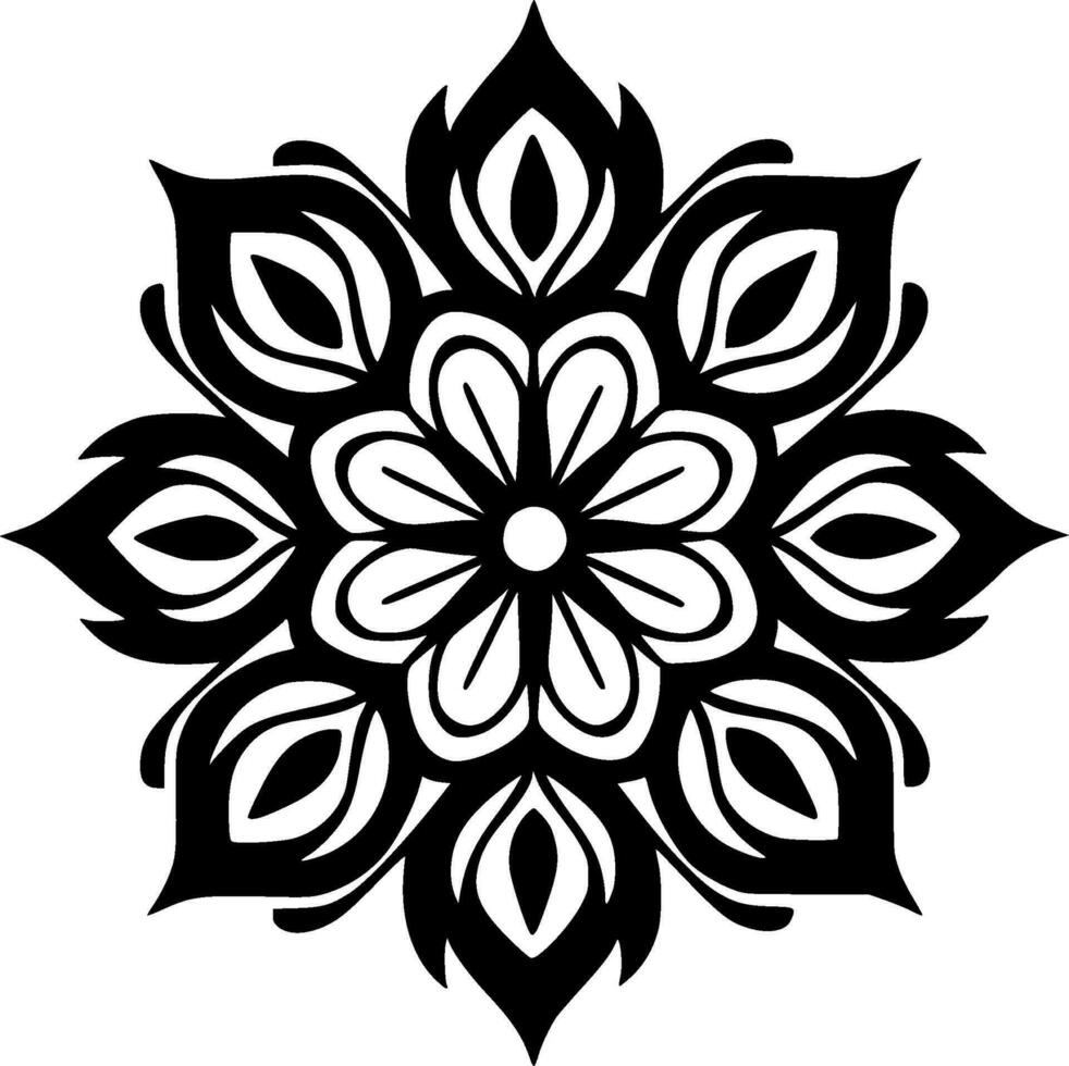 Mandala - High Quality Vector Logo - Vector illustration ideal for T-shirt graphic