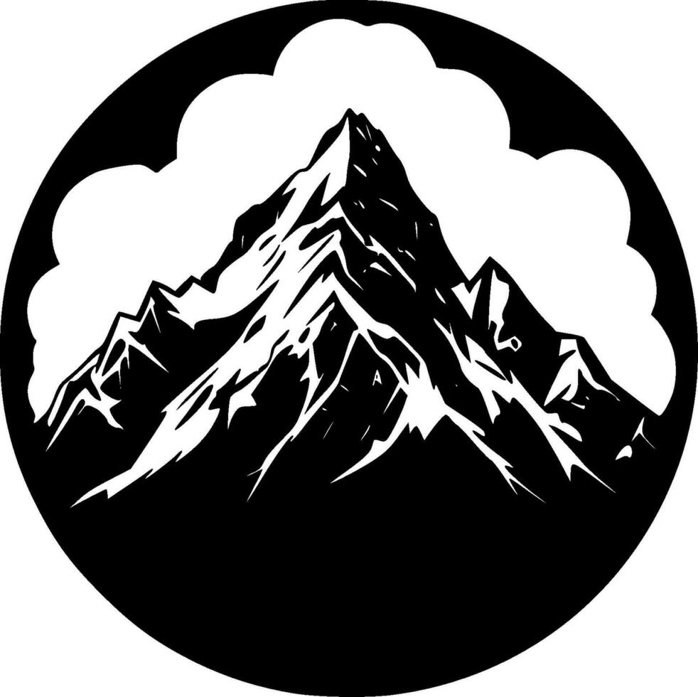 Mountain - High Quality Vector Logo - Vector illustration ideal for T-shirt graphic