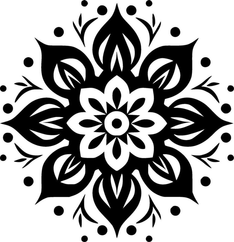 Mandala - High Quality Vector Logo - Vector illustration ideal for T-shirt graphic