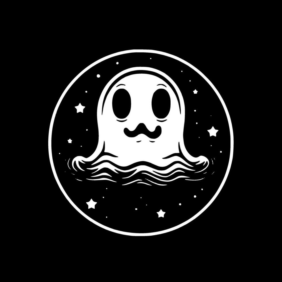 Halloween, Black and White Vector illustration