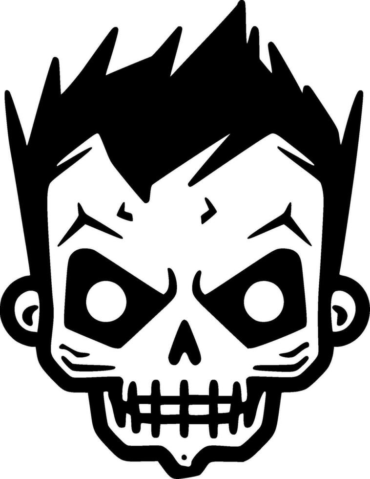 Halloween - Black and White Isolated Icon - Vector illustration