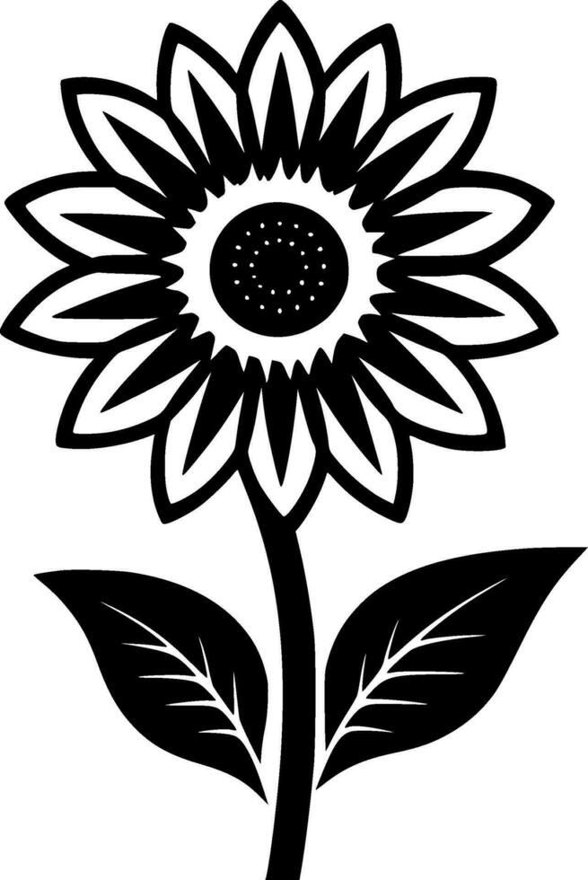 Flower - High Quality Vector Logo - Vector illustration ideal for T-shirt graphic