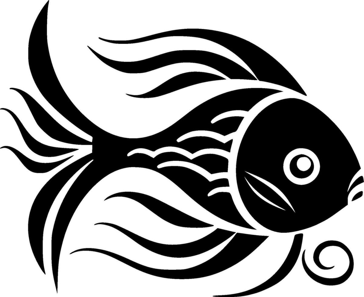 Fish - High Quality Vector Logo - Vector illustration ideal for T-shirt graphic