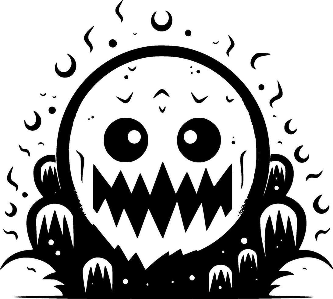 Fantasy, Minimalist and Simple Silhouette - Vector illustration