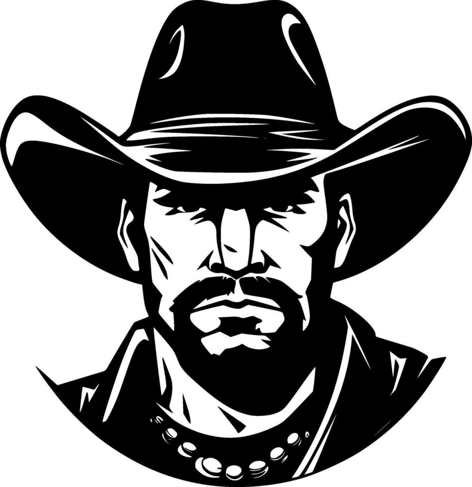 Cowboy - High Quality Vector Logo - Vector illustration ideal for T-shirt graphic